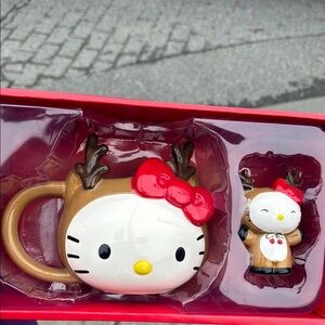 Hello Kitty Reindeer Mug and Figurine Set